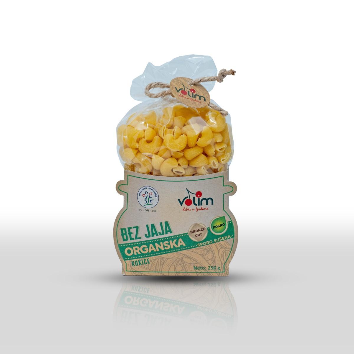 VOLIM - ORGANIC EGG-FREE PASTA ELBOWS 250 G