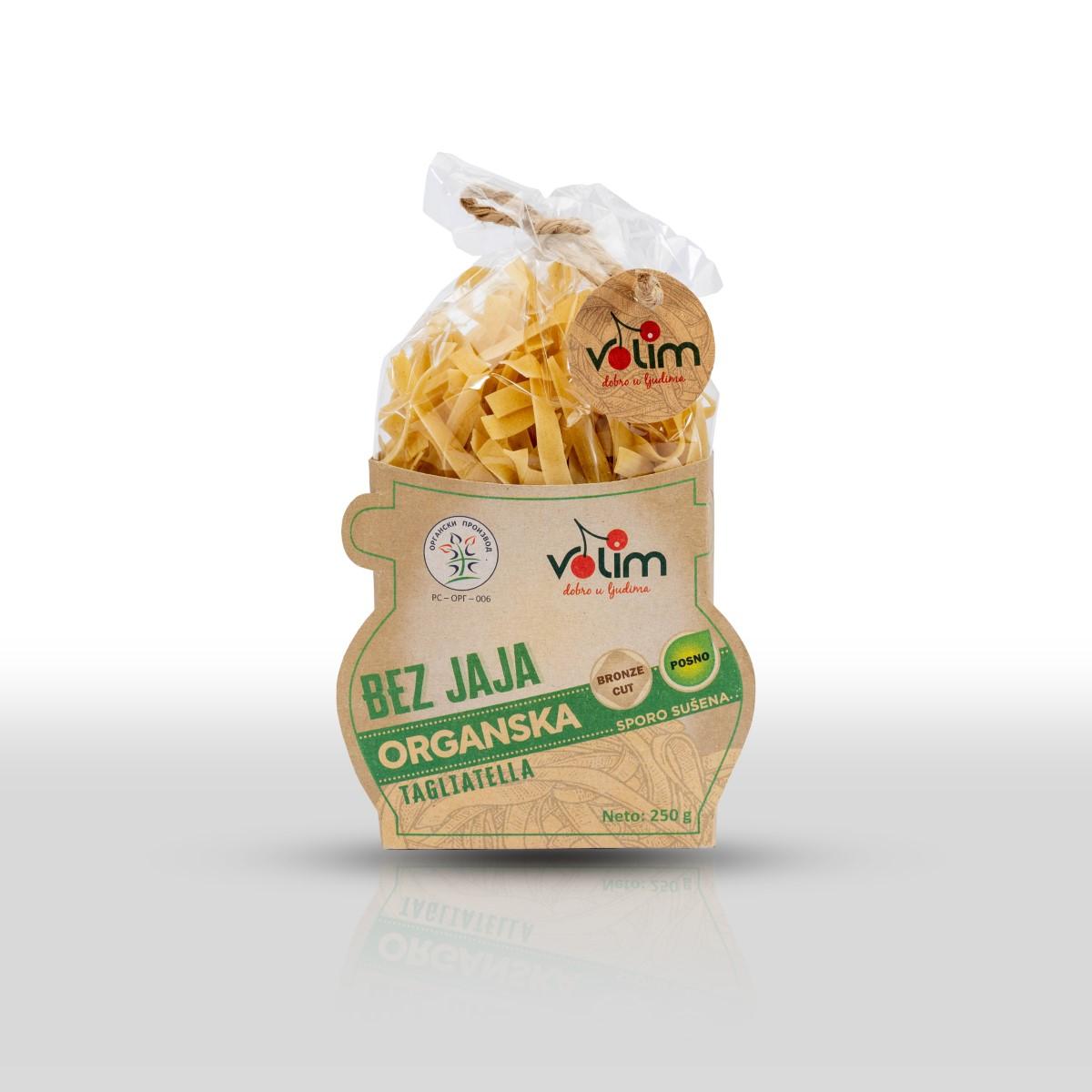 VOLIM - ORGANIC EGG-FREE PASTA TAGLIATELLE 250 G